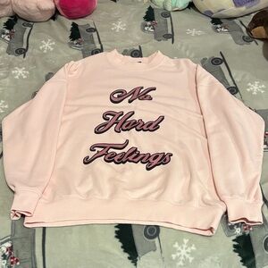 Forever 21 Light Pink Graphic Sweatshirt